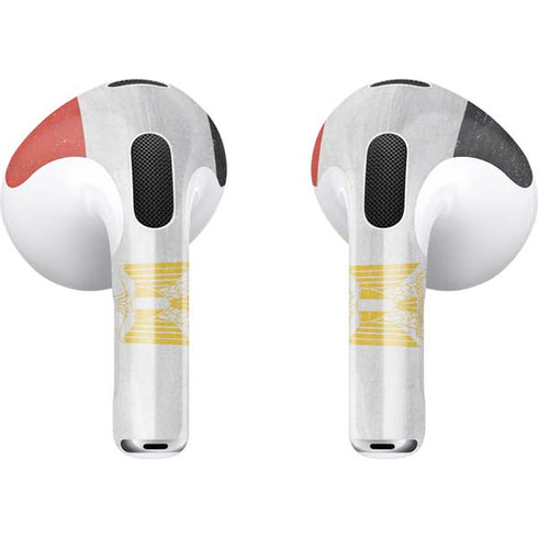 Egypt Flag Distressed Apple AirPods (3rd Gen 2021) Skin